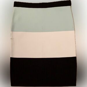 Romeo & Juliet Pencil Skirt Stretchy Color Block Neutrals Office Wear Women’s S